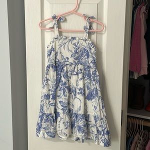GAP 3-tier floral smocked dress 3T
